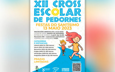 O tradicional Cross de Pedornes volve o 13 de maio como carreira infantil