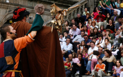 Oia acolle o espectáculo “O cego dos monifates” na Praza de Abastos