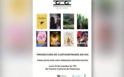 Oia acolle o día 12 as proxeccións das curtas finalistas aos premios Mestre Mateo